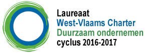 Laureaat Charter Duurzaam Ondernemen West-Vlaanderen 2016-2017