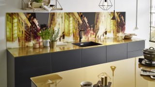 Keukenwerkbladen in glas
